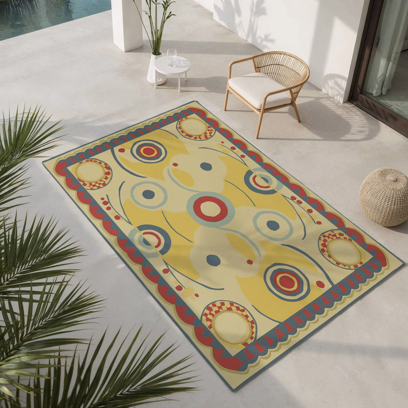 Tapis intérieur et extérieur Jazzy Jingle, Rectangle 1 pi 6 po x 2 pi 6 po