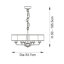 Landover 6 - Light Shaded Chandelier-69159322-69159323