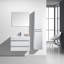 Jordyn 30 po L x 21 po P 2 tiroirs Meuble-lavabo avec évier simple et Comptoir en Acrylique-29832849
