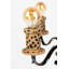 Lampe candélabre sur pied H 24 po