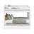Treva Solid Wood Standard Twin over Twin Bunk Beds, 4 Step Ladder, Twin Trundle, White-1081052640