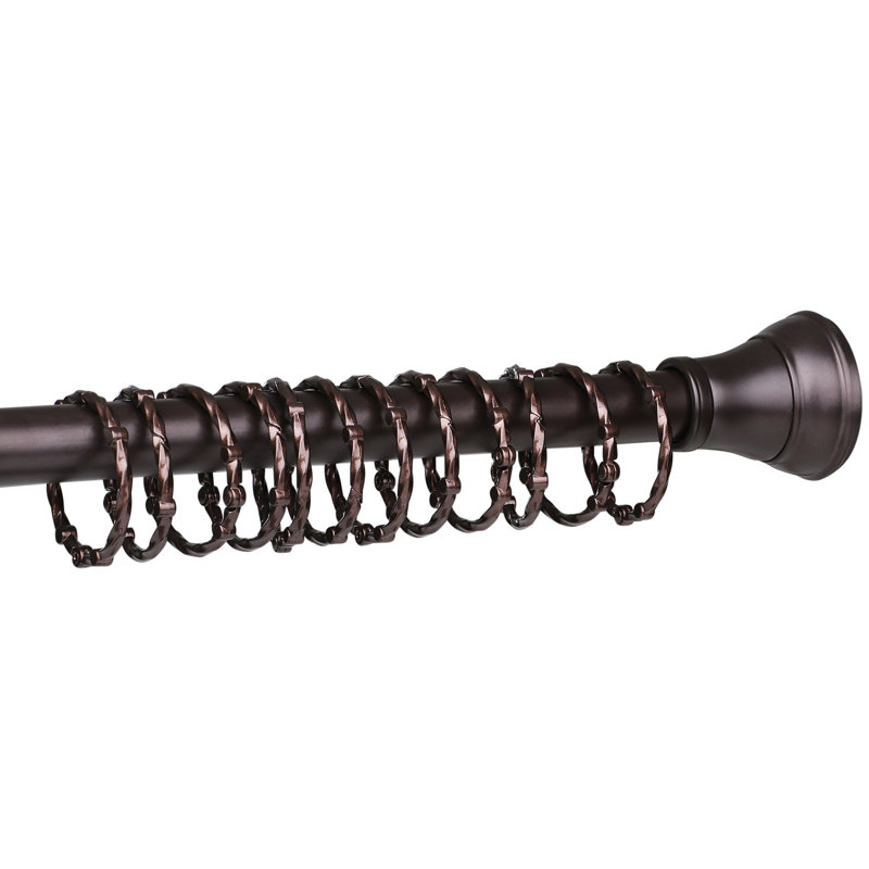 Crochets à rideau de douche, Bronze huilé