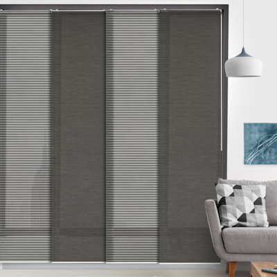 Sharmaine Artfully Woven Sheer Moon Vertical Blind