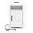 Furinno FARMHOUSE Nightstand with Charging Station, Bedside Table, Side Table, End Table with Door, USB Ports and Outlets, for Bedroom, Living Room, White-122107119