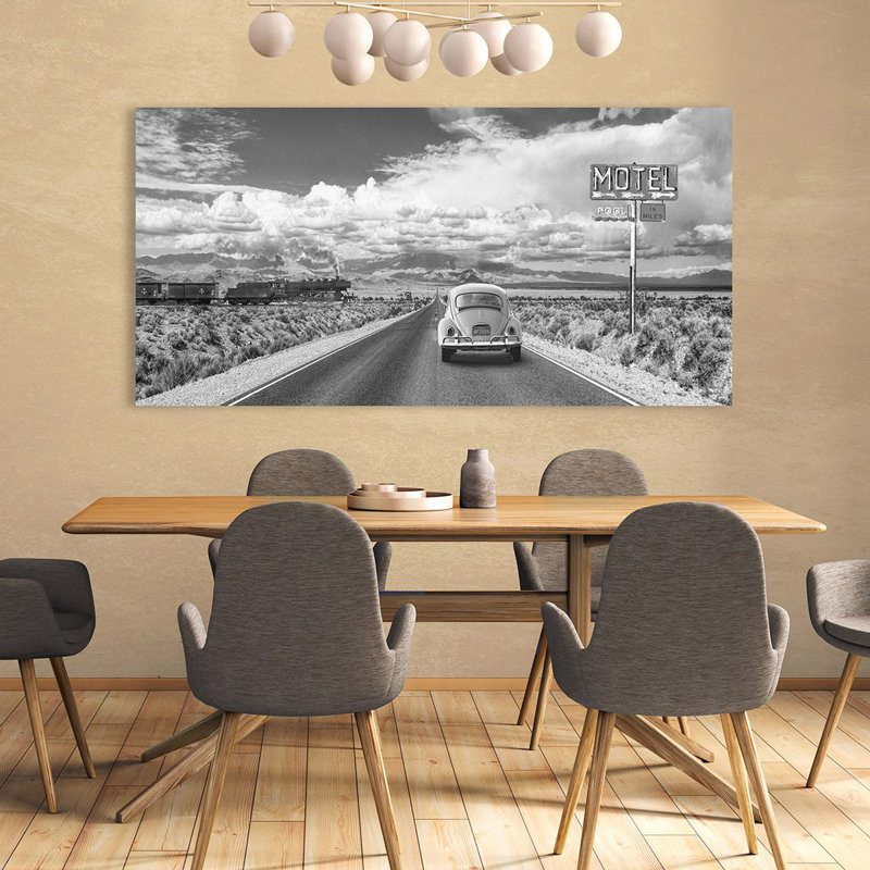 Wandering In The USA - Wrapped Canvas Print, 35cm H x 70cm W x 4cm D
