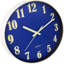 Horloge Jofomp Glow In The Dark, horloges murales silencieuses modernes à piles de 12 pouces à piles, horloge murale de nuit pour le décor du salon, horloge murale décorative pour la cuisine (bleu)