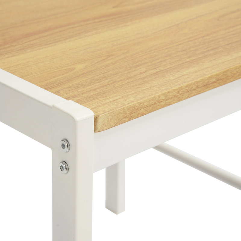 Columbus 4 - Person Dining Set, Oak, White