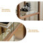 Vitrines en bois massif brun