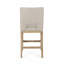 Ensemble de 2 tabourets de comptoir 27 pouces, tissu-839057916-839057917