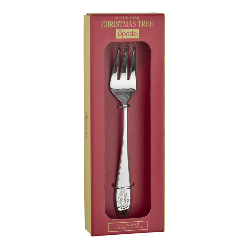 Spode Christmas Tree Serving Fork 10"