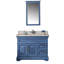 Ensemble de meuble-lavabo simple l 41,3 po avec miroir Chaille-488810490