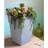 Ebern Designs Avino 13 Inch Square Resin Flower Planter Pot, Oxidized Black