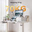 Electric Standing Desk Wide Desktop Height Adjustable Standing Desk With Drawer&Hooks-229180456-229180460-229207507