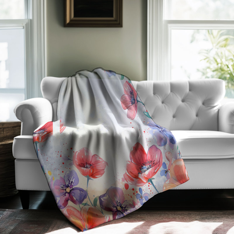 Throw Blanket, 80" L x 60" W