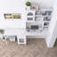 Bureau d'ordinateur rotatif avec rangement-209742301