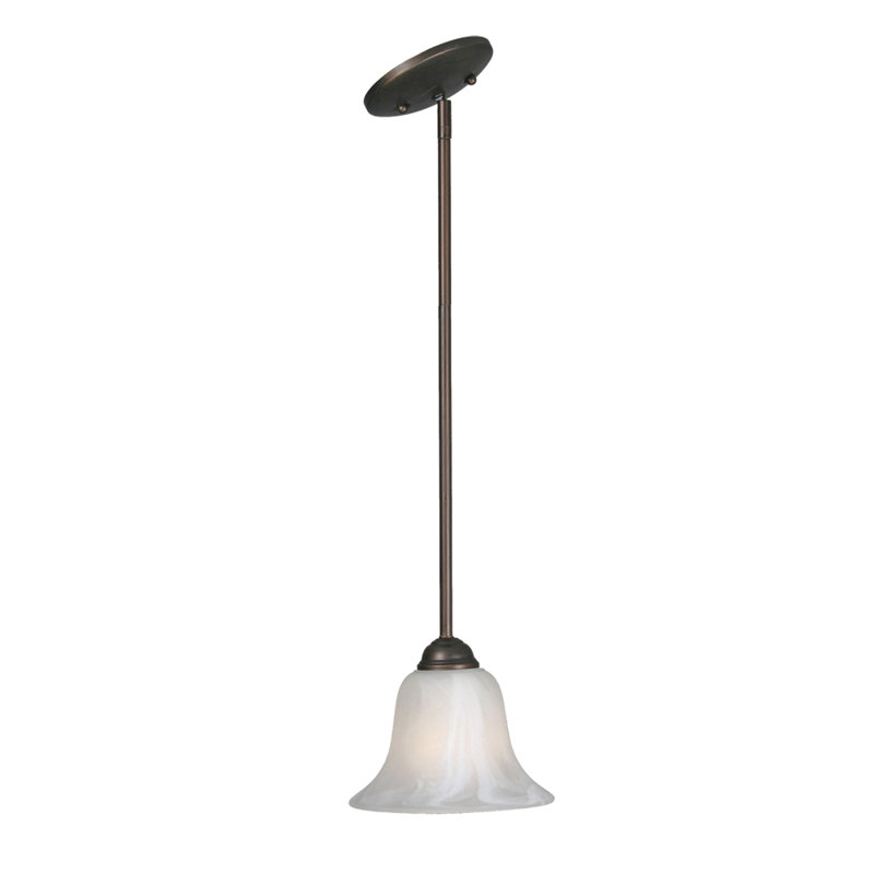 Slatestone 1 - Light Shaded Pendant, Rubbed Bronze