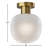 Tuscany Glass Semi Flush Mount