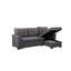 Canapé-lit modulaire réversible en lin-887407873