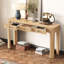 Console rétro classique avec 3 tiroirs et pieds en bois massif Solstice-123098788