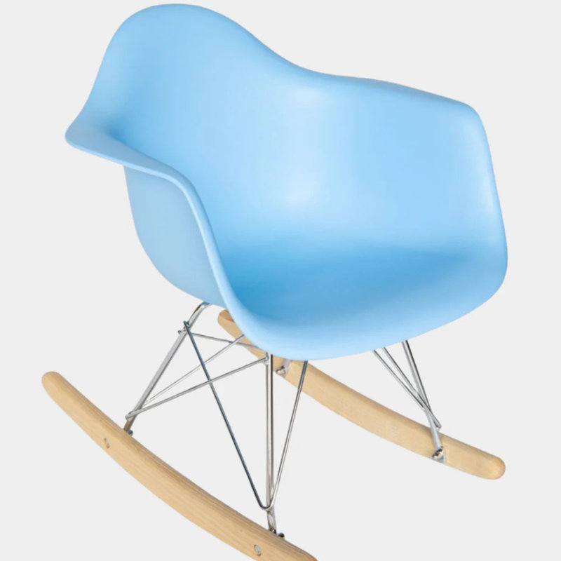 Chaise berçante pour enfants, Bleu