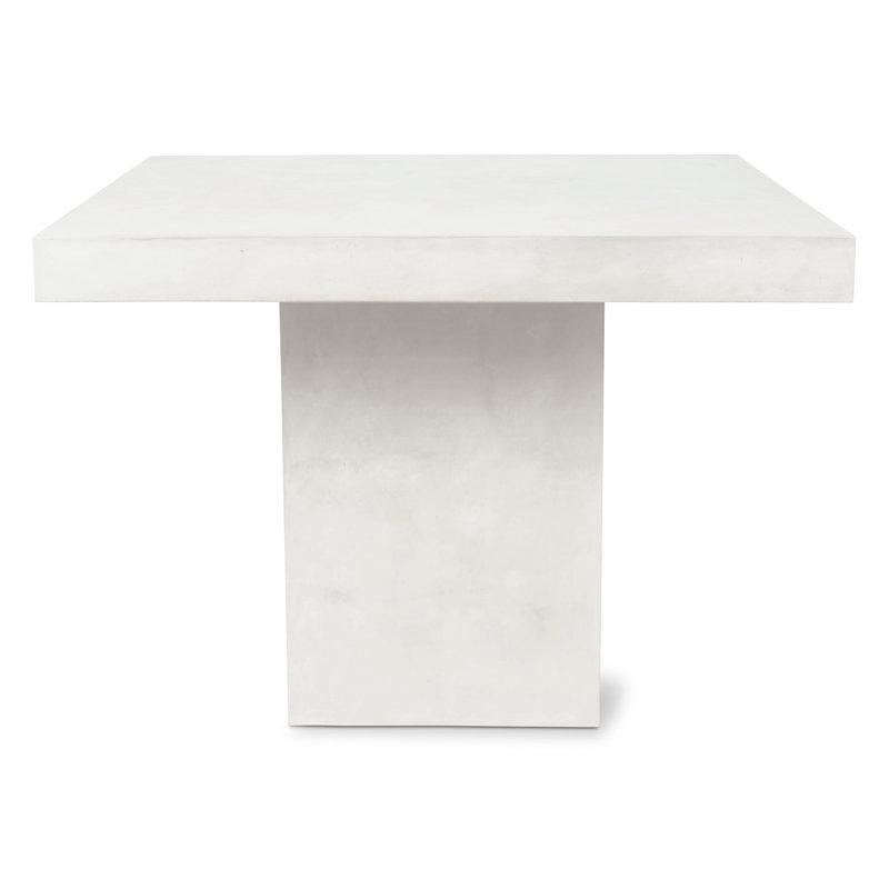 Perpetual Outdoor Bar Table, Ivory White