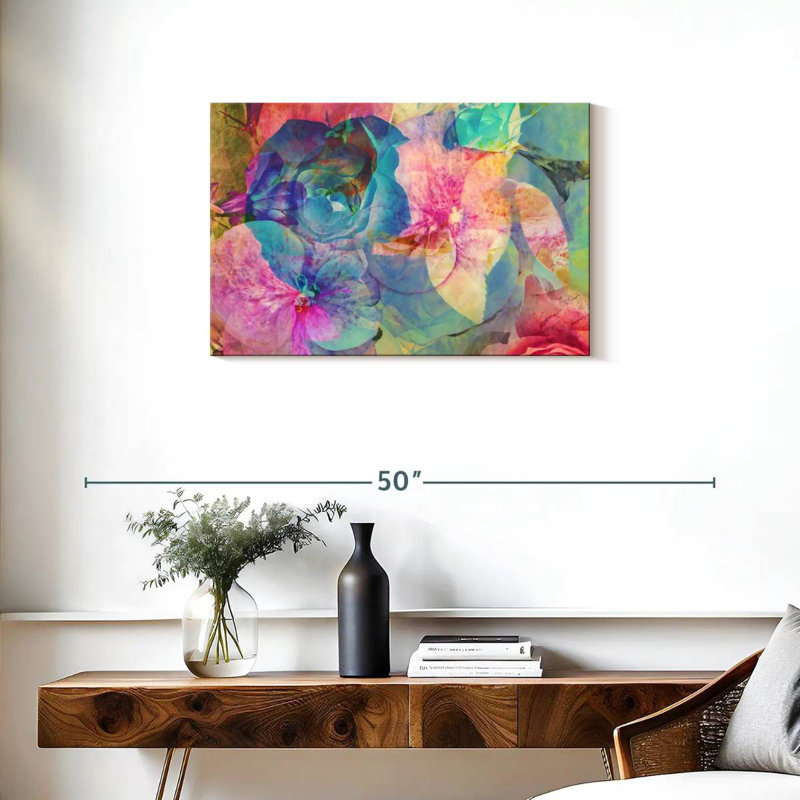 Harnek roses et hortensias, H 20 po x l 30 po