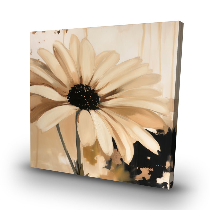 Beautiful daisy - 32"x32" art on canvas