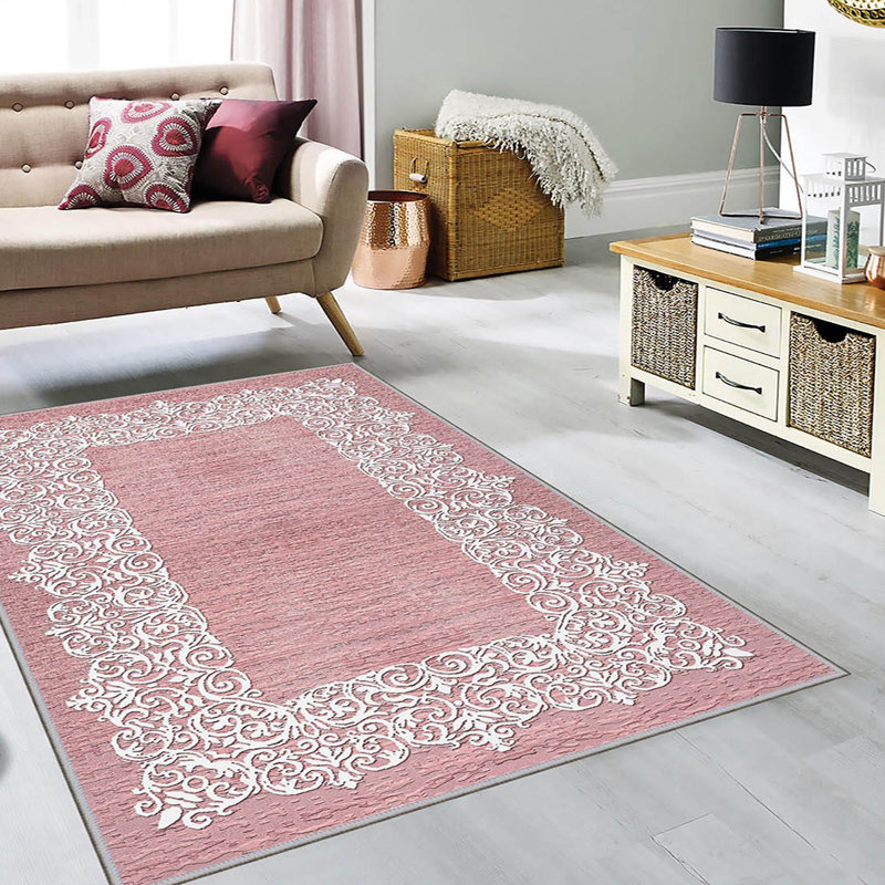 Elegant Hall Carpet, 31.5 x 78.7 inches | 100% Polyester, 0.4 inch Pile Height | Antibacterial, Non-Slip PVC Felt Dot Underside | Machine Washable, Durable Woven Design | Perfect for Entryways & Living Spaces
