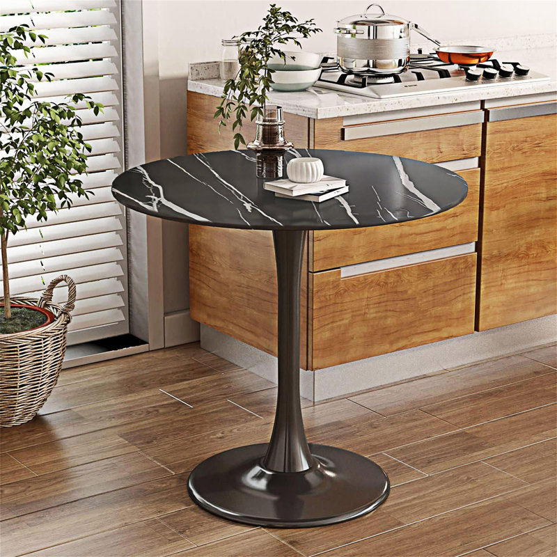 Round Coffee Table, Black