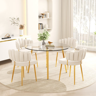 Ensemble de table de salle à manger 5 pièces pour 4 personnes