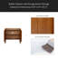 Buffet avec rangement, armoire de rangement rustique pour entrée, couloir, salon, cuisine, salle à manger, 33,9 po x 15 po x 31,5 po