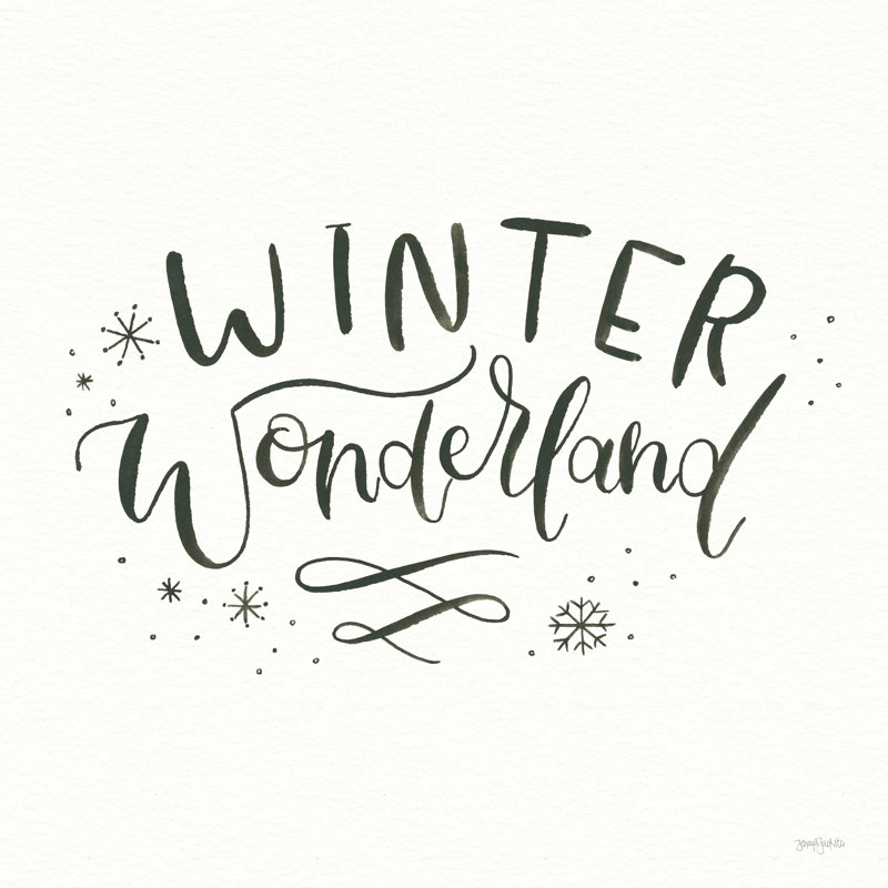 «Viresh Winter Scene V» par Jenaya Jackson, H 36 po x l 36 po x P 1,25 po