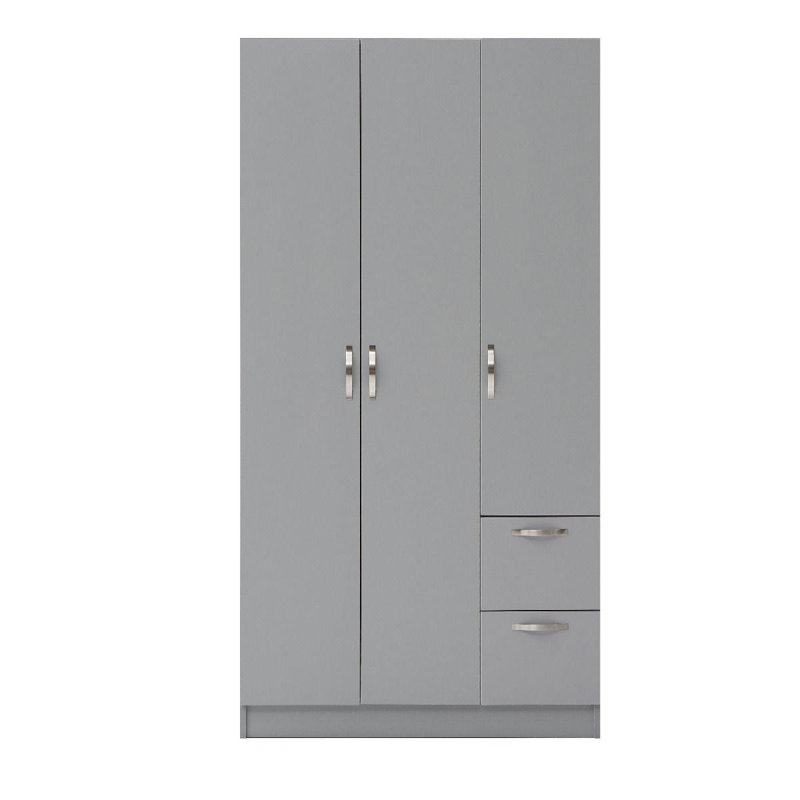 3 Door Manufactured Wood Wardrobe