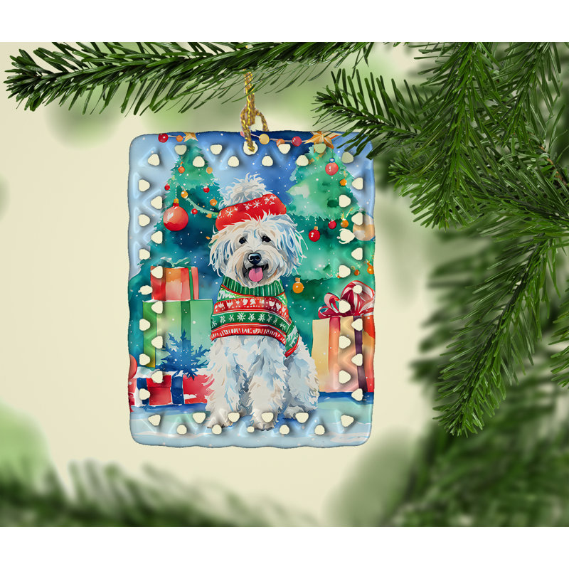 Ornement en porcelaine Puli Christmas, Puli 3601