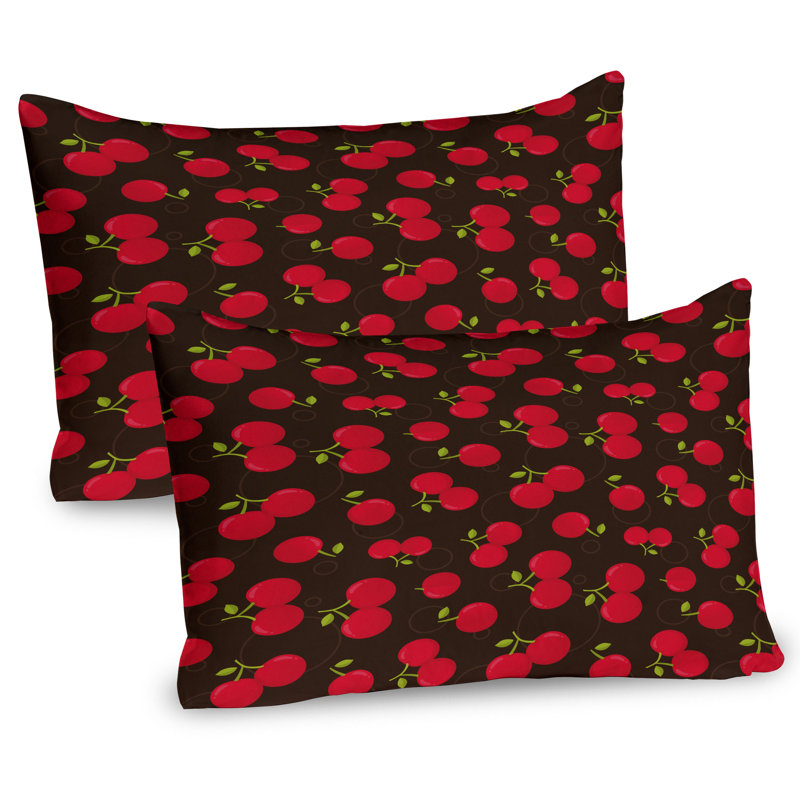 Ensemble de 2 taies décoratives Ambesonne Cherry, H 20 po x l 36 po