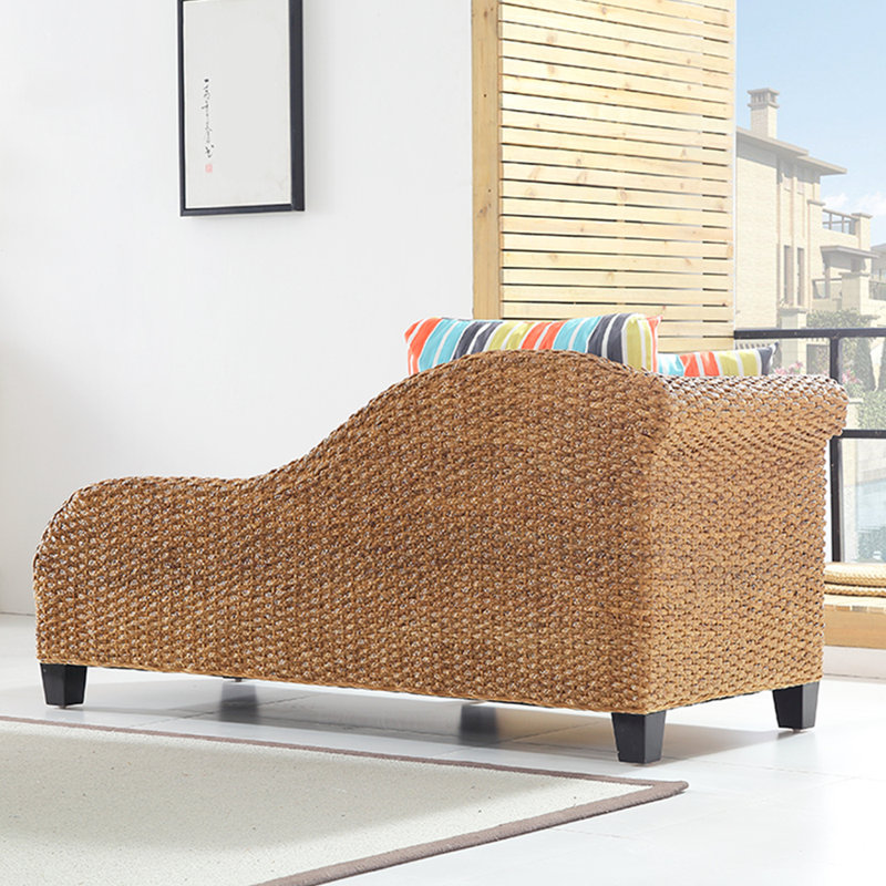 Chaise en rotin en bois massif Fashion, Orienté à gauche (vu de face)