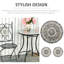 2 - Person Patio Dining Set Round Table