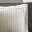 Ensemble de courtepointe 3 pièces crème double / grand