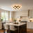 18.9''(W) 5 - Light Flush Mount Chandelier Ceiling Light