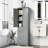 Tall And Wide Storage Cabinet With Doors For Bathroom/Office, Three Drawers, Grey(Old Sku:Wf299285aag/N725p331357e)-1010112353
