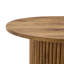 Table basse circulaire moderne, matériau en panneau de fibres à densité moyenne esthétique et pratique,