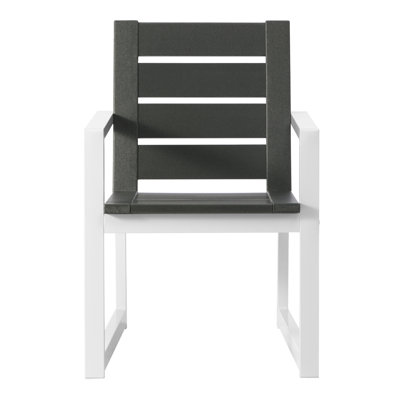 Chaise avec accoudoirs pour l'extérieur