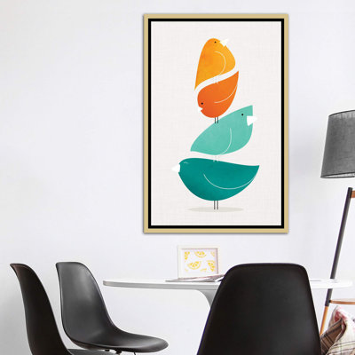 " Bird Stack II " by Modern Tropical
