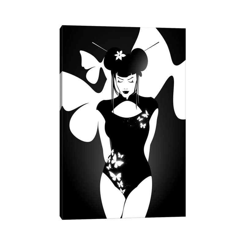 Wrapped In Butterflies 1 Piece Wrapped Canvas Wall Art, 101.6 cm H x 66.04 cm W x 1.91 cm D