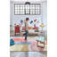 Donna Wilson Hand Tufted Wool Geometric Area Rug in Natural/Spiced Coral/Dusty Pink/Sunlight/Sage/Smoke Blue/Sandstone