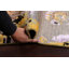 Tapis oriental contemporain abstrait à motif végétal noué à la main 4 x 6