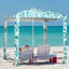 Parasol Outsunny Quick Beach Cabana
