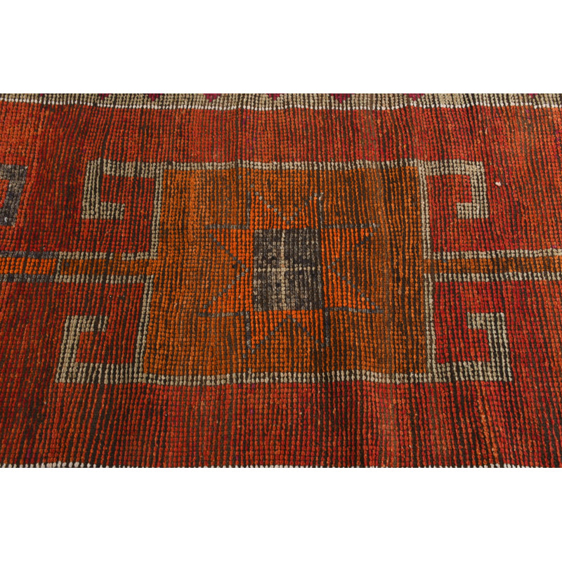 Vintage Wool Patchwork Runner, 3.0 x 10.5 Ft Rug