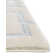 Glam Geometric White Silver Area Rug