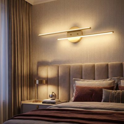 Metal Body 2 Lines LED Wall Sconce